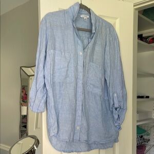 Light Blue Button-Up lineShirt